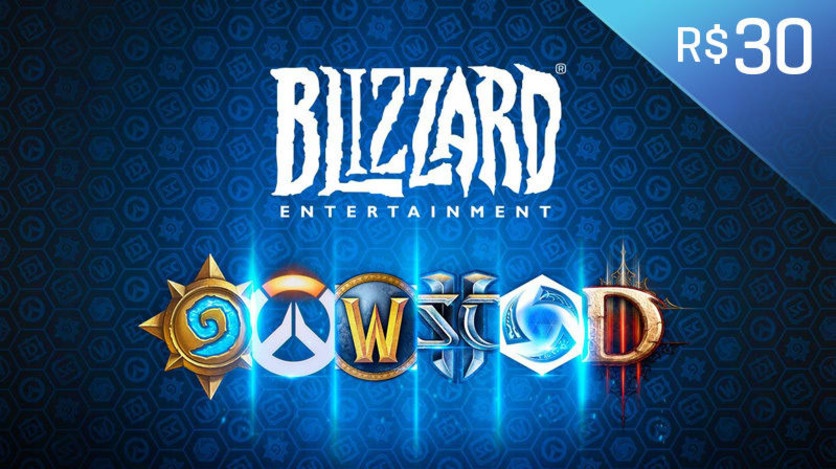 Blizzard - Saldo Gift Card Digital 30 Reais