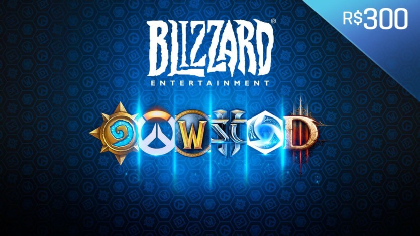Blizzard - Saldo Gift Card Digital 300 Reais